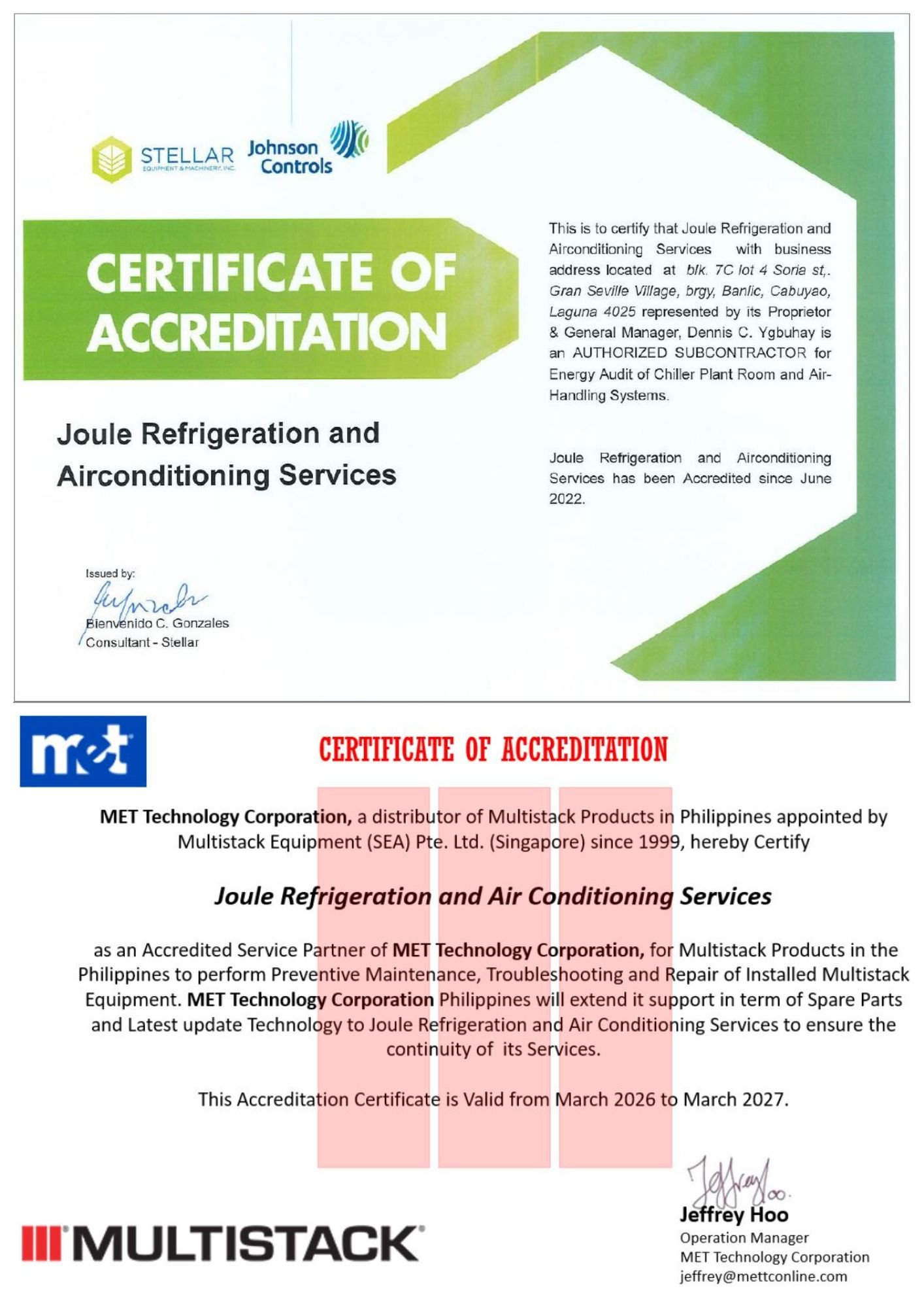Jracs-accrteditation